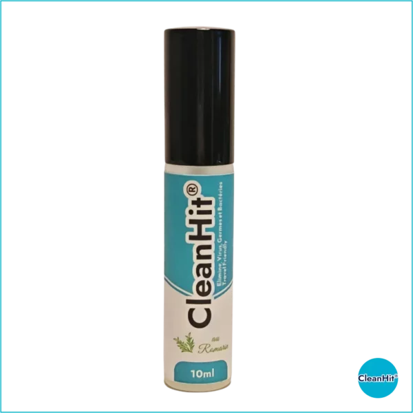CleanHit® Noir - Spray Désinfectant Portable 10ml. CleanHit® révolutionne votre approche de l'hygiène en déplacement.