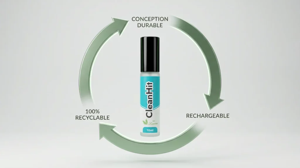 Économie circulaire : vers une hygiène zéro déchet sans compromis : l'économie circulaire d’hygiène est un modèle où les produits d'hygiène sont conçus pour durer, être réutilisés et recyclés.